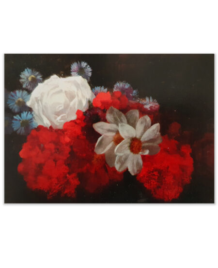 Beautiful Flowers in Oil