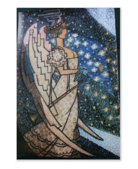 A5 Christmas Card of "Angel" pack of 10